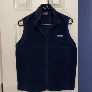 Vineyard Vines Navy fleece vest